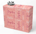 AOFUN Personalized Name Gift Personalized Gift Wrapping Paper Designer Wrapping Paper Custom Wrapping Paper With Name Text Funny Gift Bags For Adults 5 Rolls 58" x 23" by Unknown