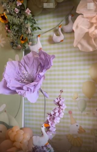 Light Green Plaids Arch Backdrop Cover 8FT Silly Goose Theme Gingham Arch Stand Cover for Baby Shower First Birthday Party Decorations - Image 6