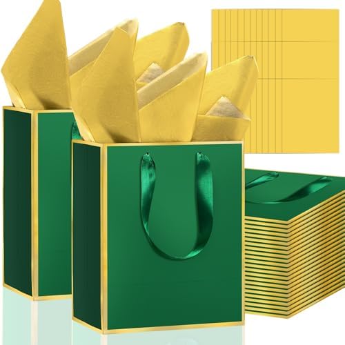 Epoesch 36 Pack Gift Bags with Handles & 36 Tissue Papers – 8x5x10 Inches by Unknown