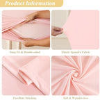 Square Backdrop Arch Cover Pink 6.6FT x 6.6FT Square Arch Backdrop Covers Stretchy Spandex Fitted Square Backdrop Cover for Birthday Party Wedding Ceremony Banquet Decoration - Image 6