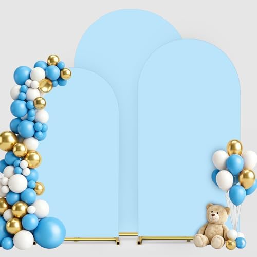 Arch Covers Set of 3(7.2FT+6.6FT+6FT), Arch Backdrop Stand Cover by Unknown