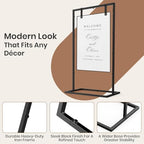 Wedding Sign Holder, Adjustable Welcome Wedding Sign Stand, Heavy Duty Easel Stand for Sign, Wedding Seating Chart Stand, Easel for Display, Square Backdrop Stand Black - Image 5