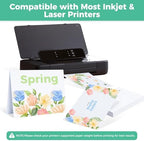 Ohuhu A7 5 x 7 Blank White Cards and Envelopes 200 Pack - Image 3