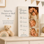 TWING Custom Baby Birth Details Photo Canvas Print Wall Decor, 12 x 16 in - Image 7