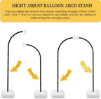 Balloon Arch Kit,Adjustable 8.2FT & 6FT Half Balloon Arch Stand - Image 2