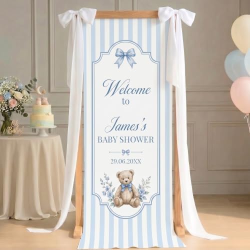 Custom Name Baby Shower Fabric Welcome Sign #2 by Unknown