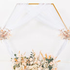 Sheer Gauze Wedding Arch Draping Fabric 29" x 20 FT 4 Panels White - Image 6