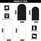 2 Pack Arch Backdrop Stand and Cover Set (7.2FT/6FT), Balloon Arch Stand - Image 4