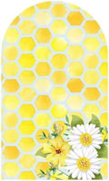 Honey Bee Arch Stretchy Covers for Birthday Party Decoration Honeycomb Flower Arched Stand Cover Baby Shower Favors Props(Only Cover) by KONPON