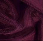 30 Yard Organza Fabric 44" Wide for Wedding Event Décor - Wine - Image 4