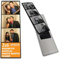 2x6 Acrylic Magnetic Photo Strip Frames - Clear, 50 Pack by PhotoBoothNook