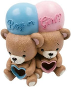 Bear Cake Toppers Gender Reveal Cake Decorations Boy or Girl Bear Figurines Ornament Babies Gender Reveal Decorations Theme Party Supplies - Image 6