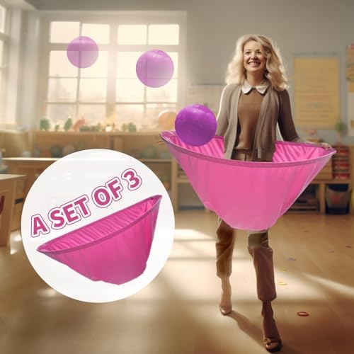 3 Pcs Baby Shower Games Bridal Shower Games Funny Activities - Funniest Baby Shower Game Ever, Ice Breakers for Boy or Girl, How Many Plushies Can You Catch in Your Diaper (Pink) – No Balls Included by YUBAIHUI