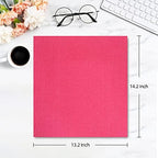 potricher Photo Album 4x6 Photos, 1000 Pockets, Linen Cover, Rose Red - Image 2