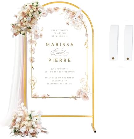 Adjustable Wedding Sign Stand, Event Decor Easel by WeddingPartyDecoration