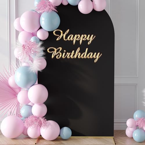Neatsure Arch Backdrop Stand and Cover Set, 7.2FT Metal Photo Balloon Arch Backdrop Stand for Wedding Birthday Party Baby Shower Ceremony Graduation Decoration, Black - Image 7