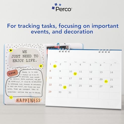 Perco Neon Yellow Perforated Round Circle Dot Sticker 1/2-Inch Labels — 3 Rolls, 9,000 Stickers—Planners, Events for Reminder Dots, to-Do Markers & Alerts, Strong Adhesive—Made in USA - Image 3