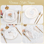 100 Pack White Cloth Napkins 20x20Inch Cheesecloth Napkins - Image 4