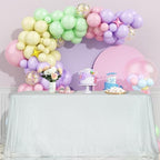 SquarePie Sequin Tablecloth 90x132 Inch White for Wedding Party by SquarePie