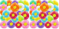 Outus 23 Pcs Colorful Fiesta Paper Flowers Tissue Paper Flowers 6-10'' Assorted Mexican for Cielito Lindo Party Hawaiian Carnival Rainbow Theme Birthday Decorations Baby Shower Wedding (Pack of 2) by Outus