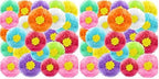 Outus 23 Pcs Colorful Fiesta Paper Flowers Tissue Paper Flowers 6-10'' Assorted Mexican for Cielito Lindo Party Hawaiian Carnival Rainbow Theme Birthday Decorations Baby Shower Wedding (Pack of 2) by Outus