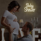 YuanDian Baby Shower Neon Sign, Dimmable LED Neon Lights USB Powered for Wall Decor, Baby Room Decorations, Light up Welcome Signs for Shower Party Birthday Backdrop - Image 3
