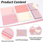 240 PCS Thank You Cards with Envelopes, 4 x 6 Inch Gold Foil Letterpress - Image 5