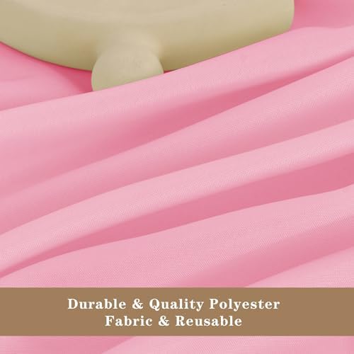 Fitable 6 Pack Pink Tablecloths 70x120 Inch for 6-8 Ft Rectangle Tables - Image 3