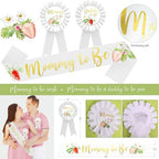 Strawberry Baby Shower Decorations Party Supplies, A Berry Sweet Baby Is On The Way Decor, It's a Girl Gender Reveal, Baby Shower Backdrop Balloon Arch Box Mom to Be Sash Tablecloths Cake Topper - Image 4