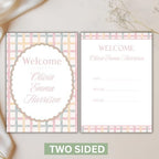 Personalized Baby Milestone Cards – 13 Printed Two Sided Cards with Welcome Card, Monthly Baby Milestones 1–12 Months, First Year Baby Keepsake - Image 3