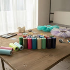 Value Pack 24 Rolls Total 600 Yards (1800 Feet), 6 Inches Wide X 25 Yards Each Roll, Shimmer Tulle Fabric Ribbon/Rolls/Spool Assorted Colors for Craft Supplies, DIY Tutu, Wedding Party (Pack B) - Image 2