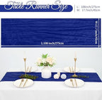 20 Pack Cheesecloth Table Runner 17 x 108 Inch, Royal Blue - Image 2