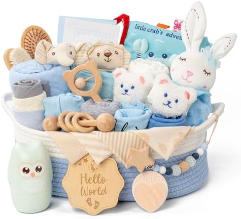 30 Piece Baby Gift Basket – Luxury Curated Baby Gift Basket for Newborn by Unknown