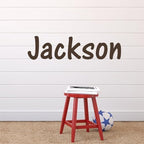 Personalized Boy's Nursery Vinyl Wall Art Decal - 50" W, Boys Name Decor, Plus Free 12" Hello Door Decal - Image 4