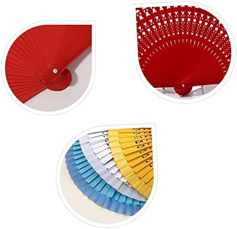 Personalized Sandalwood Fan Wedding Favors&Birthday Gifts&Christmas Gift Custom Wooden Fans Party Favor Bridal Shower Gifts (White,40pcs) - Image 5