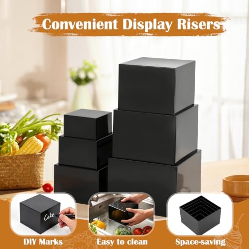 Redants 6 PCS Buffet Risers, Large Food Risers for Buffet Table - Image 4