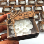 Giftsupstore Wedding Favor Guest Bulk – Ocean Pary giveaways, Return Gifts Lotus Shaped Candle Party Favors – Custom Baby Shower Gifts, (4,10,20,30,50,100.. Options Available in Customize Options) - Image 7
