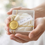 Scented White Rose Candles – Personalized Wedding Favor Candles, Bridal & Baby Shower Gifts with Dried Flowers, Wax Seal Gift Box (Bulk 10–100) - Image 2