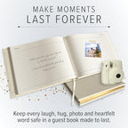 Gallery Leather Guest Book - Great for Wedding, Reception, Baby and Bridal - Image 3