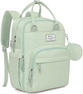 RUVALINO Diaper Bag Backpack-Multifunction Baby Travel Bag with Changing pad, Insulated Bottle Holders & Pacifier Case, Large Capacity, Waterproof, Mint Green by RUVALINO