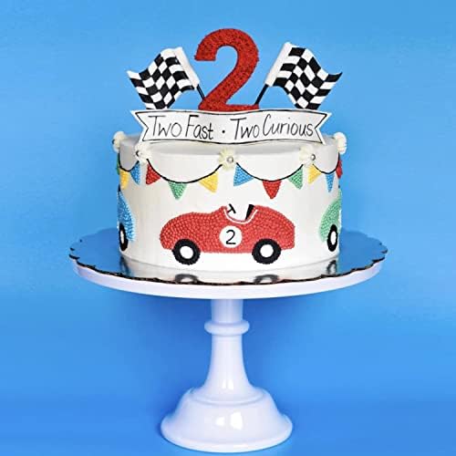 11-Inch White Melamine Cake Stand Pedestal Durable Plastic Dessert Display - Image 5