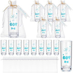 Sliner 50 Sets Baby Shower Favors for Guest It's a Boy Glass Gift Bulk by Sliner