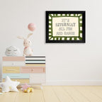 Vintage Framed 24x36 inch It's Literally All Fun And Games Funny Quotes Wall Art Preppy Minimalist Poster Canvas Prints For Kids Living Room Nursery Bedroom Wall Decor - Image 5