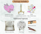 Baby Shower Guest Book Alternative, Hot Air Balloon Drop Box Frame, Hearts - Image 6