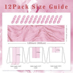 Light Pink Cheesecloth Table Runner 12 Pack 10FT Rustic Gauze Fabric Cheese Cloth Table Runner for Wedding 20 x 120 Inch Long Bridal Baby Shower Table Decorations Boho Sheer Birthday Party Table Decor - Image 2