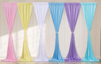 Unicorn Backdrop Curtain 15ftx10ft - Pastel Wrinkle Free Satin Drapes - Image 3