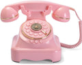 Audio Guest Book Wedding Phone with One-Touch Playback & Adjustable Volume for Wedding, Anniversary, Birthday Parties, Baby Shower(Pink A) by FiayaComVintageTelephone