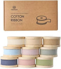 Vitalizart Cotton Ribbon 5/8" x 63 Yds Handmade Frayed Fringe Assorted Bulk by Vitalizart