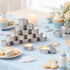 50 Pcs 2oz Bulk Mini Eucalyptus Scented Soy Candle Set, Wedding Favors for Guests, Natural Soy Wax, Perfect for Party Favors, Home Decor & Event Supplies - Image 6