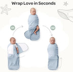 Momcozy Swaddles for Newborns, Quiet Fastener Swaddle for Infant 0-3 Months - Image 6